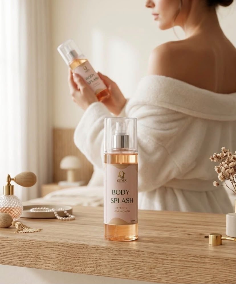 Body Splash Eternity for Women Oides Aromas em ambiente de bem-estar